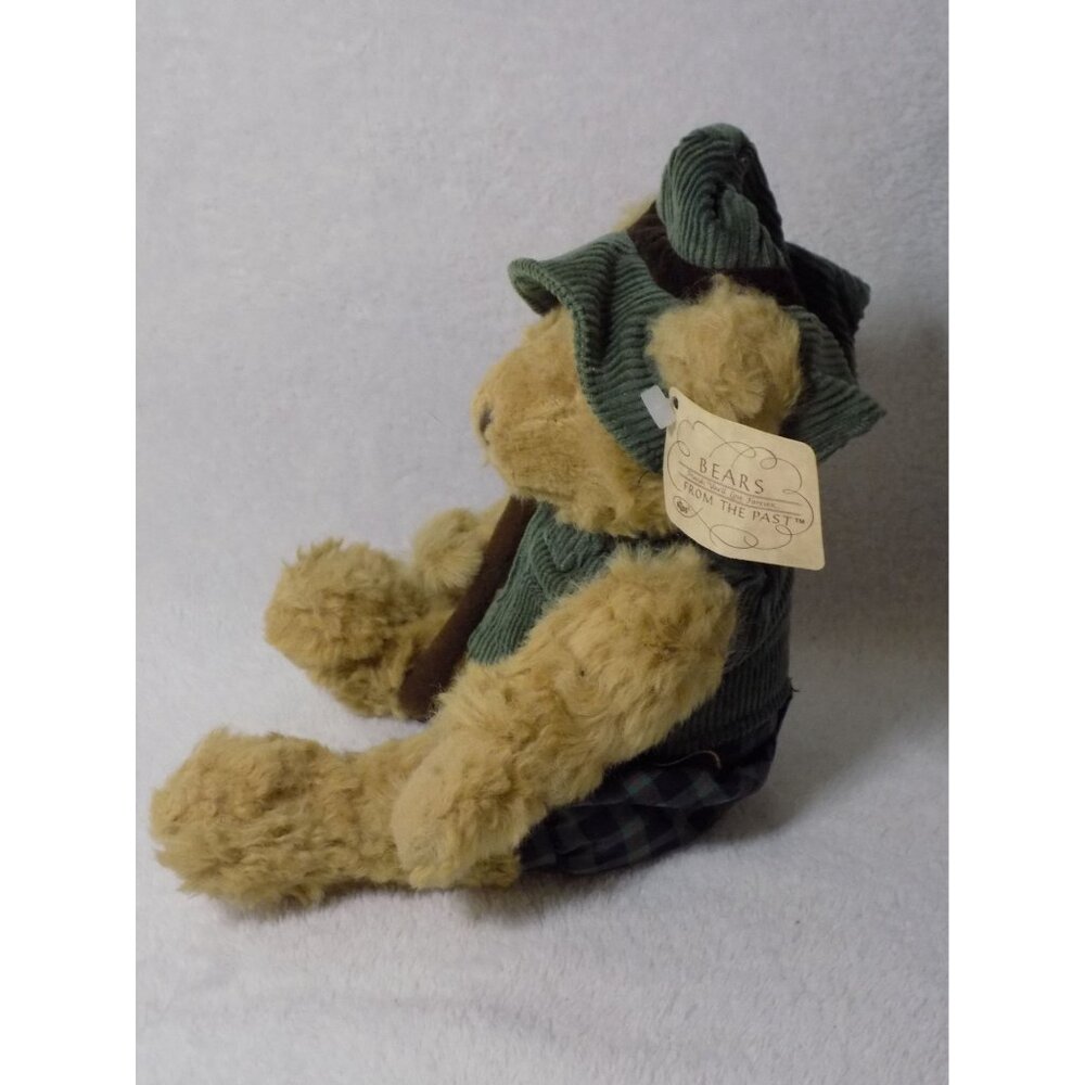 Russ Berrie Teddy Bears From the Past Montana Plush Fisherman w Fishing Pole Hat - Picture 8 of 8